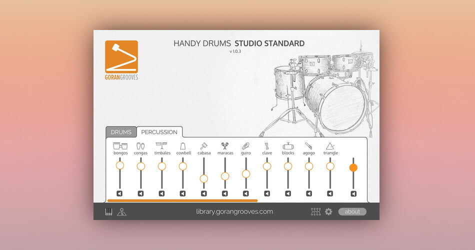 图片[1]-Handy Drums – GoranGrooves的Studio Standard售价39美元-