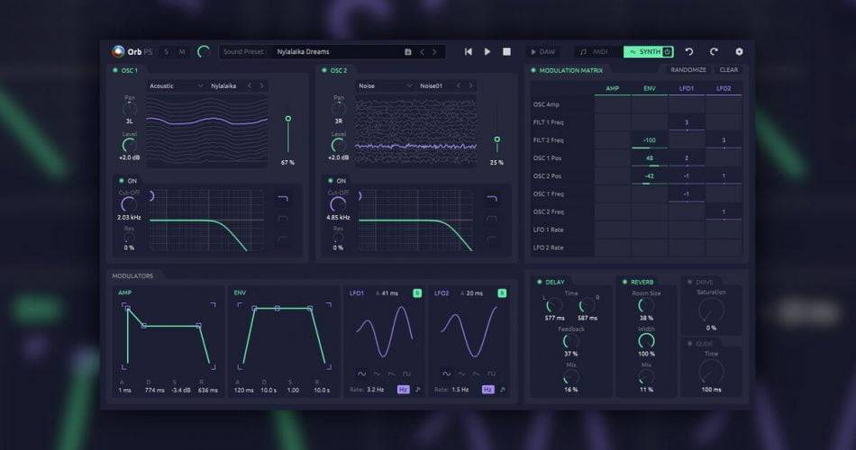 Orb Synth波形合成器仪器售价5美元-