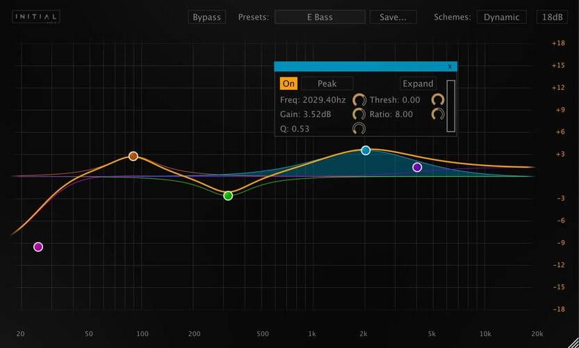 Initial Audio将Dynamic Eq插件更新为v1.0.3-