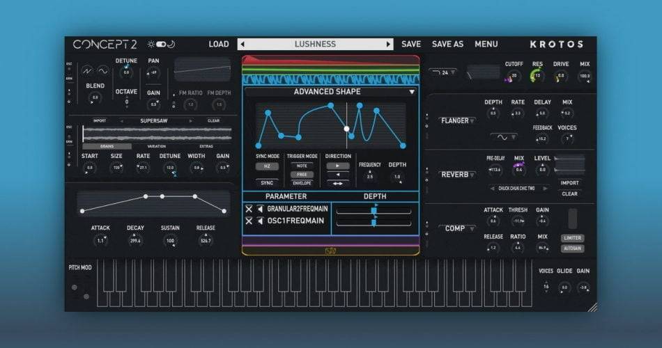 Krotos的Concept 2软件合成器以50%的折扣出售-
