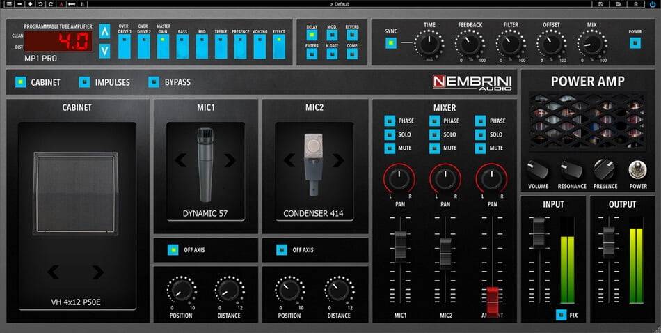 Nembrini Audio发布MP1 Pro可编程管吉他放大器-