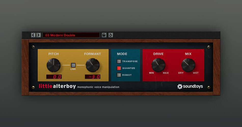 Soundtoys的Little AlterBoy单声道语音操作器可节省50%-