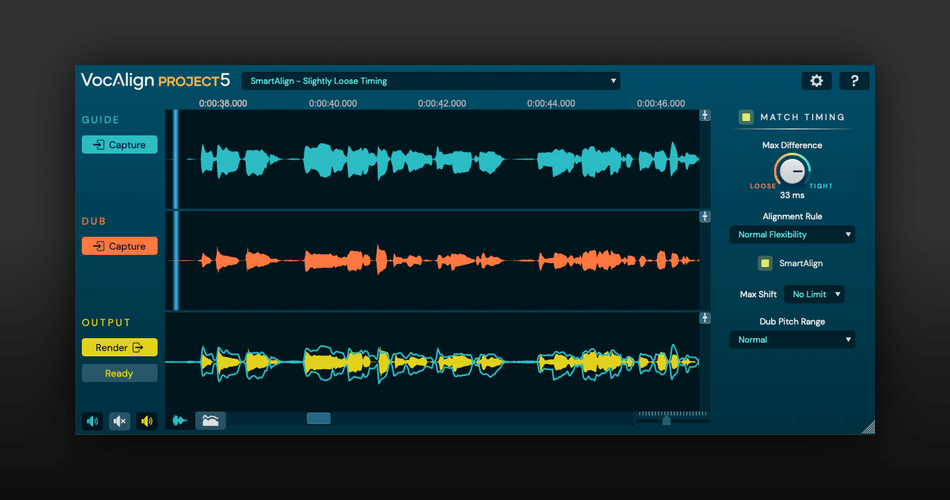 Synchro Arts的VocAlign Project 5音频对齐软件可节省33%-