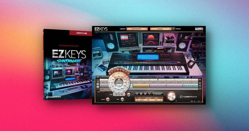 Toontrack发布EZkeys Synthwave虚拟乐器-