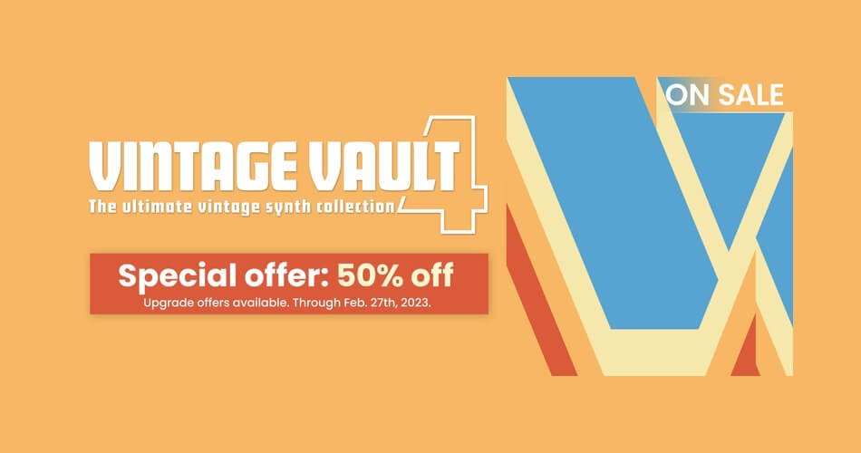 图片[1]-UVI的Vintage Vault 4合成器系列可节省60%-