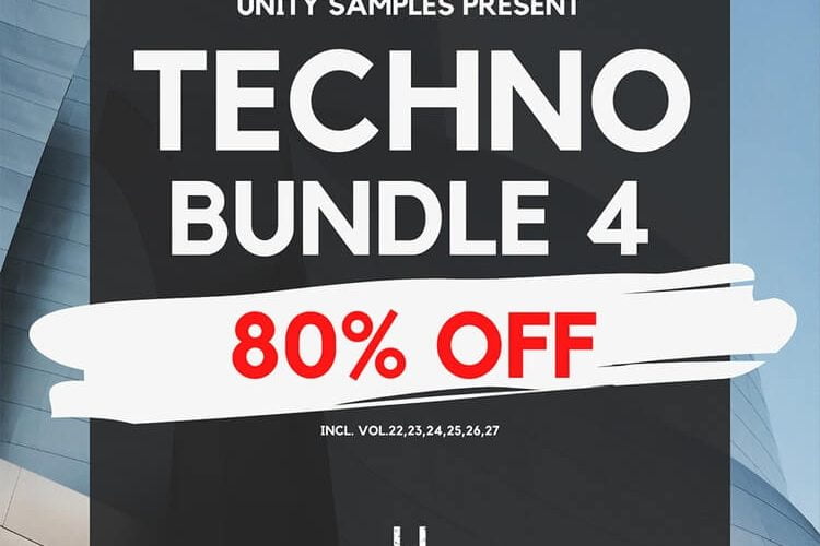 Unity Records的Techno Bundle 4可节省80%-