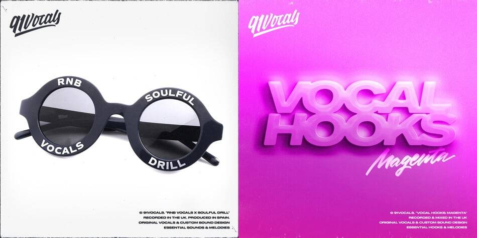 91Vocals推出Vocal Hooks：Magenta和RnB Vocals x Soulful Drill-