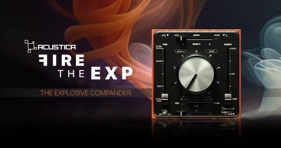 Acustica Audio推出Fire The Exp单旋钮编译器插件-