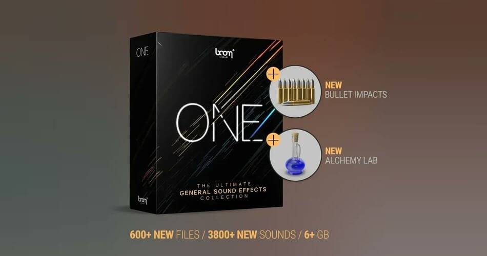 BOOM库用子弹冲击和炼金术实验室fx更新了BOOM ONE-