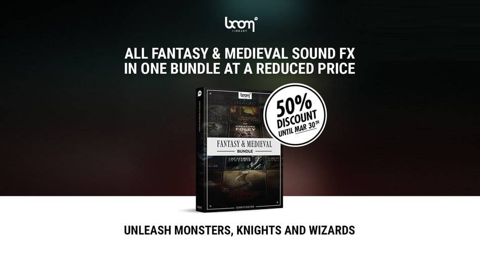 BOOM Library以50%的折扣推出幻想和中世纪套装-