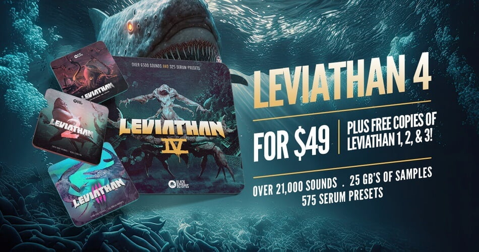 在Black Octopus Sound的Leviathan Vol 1-4 Bundle上节省88%-