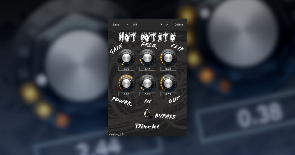Direkt Software发布Hot Potato免费失真插件-