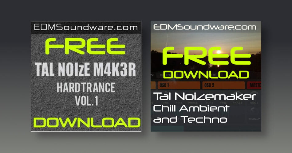 Edmsoundware为TAL-Noisemaker发布了两个免费声音包-