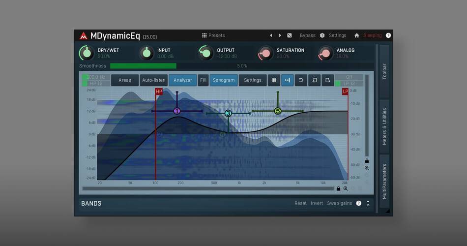 图片[1]-MeldaProduction的MDynamicEq均衡器插件以50%的折扣出售-