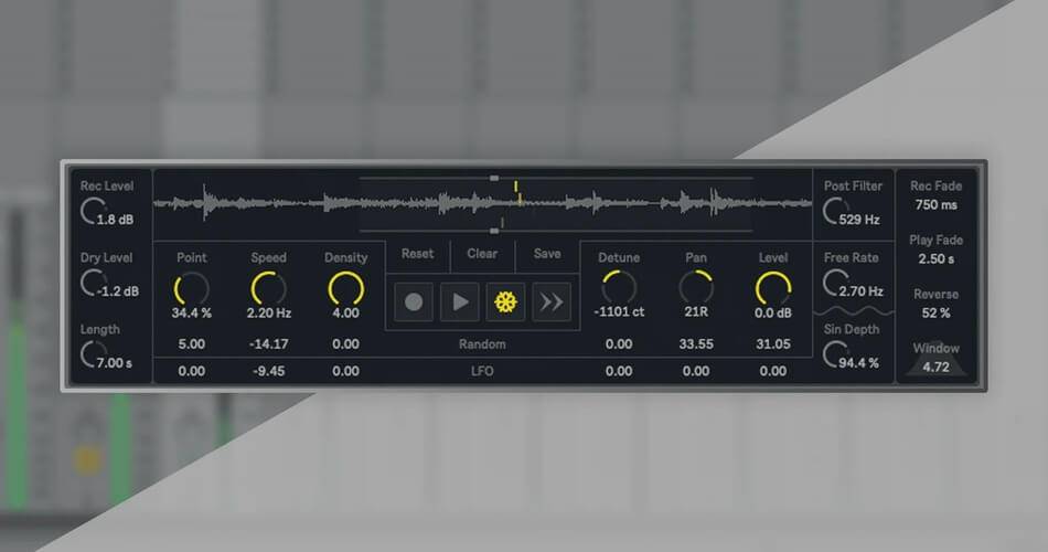 NOISS COKO的Ableton Live的GrainLoop颗粒循环设备可节省25%-