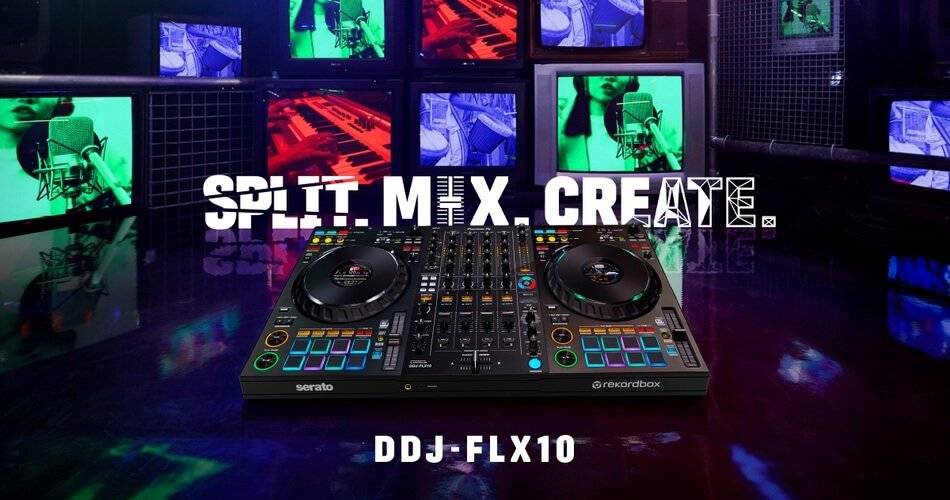 先锋DJ推出DDJ-FLX10 4通道DJ控制器-