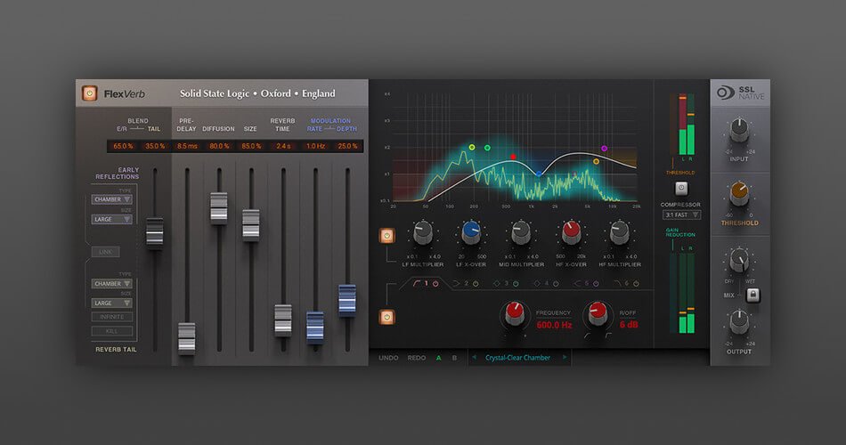 SSL FlexVerb多功能混响效果插件售价17.99美元！-