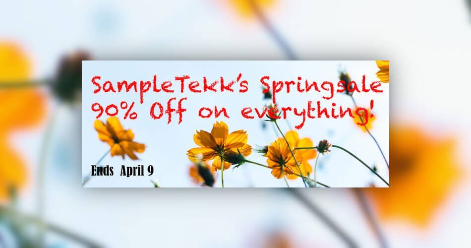 SampleTekk春季促销：所有样品库可享受90%的折扣-