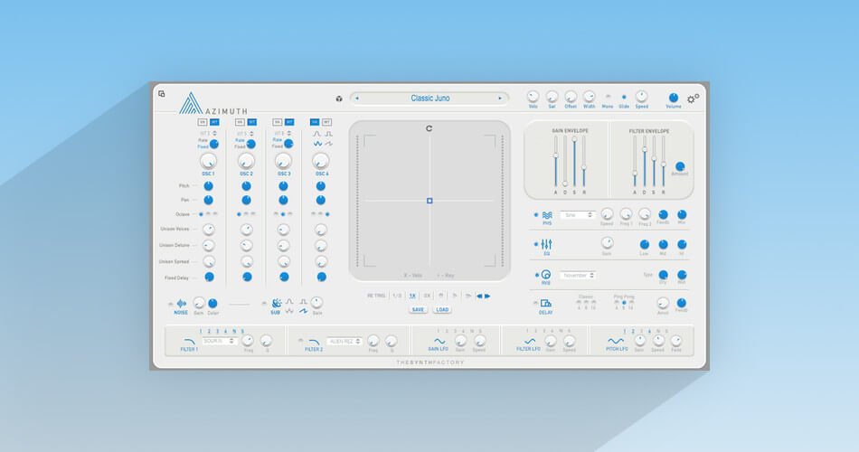 Azimuth：TheSynthFactory的免费软件合成器-