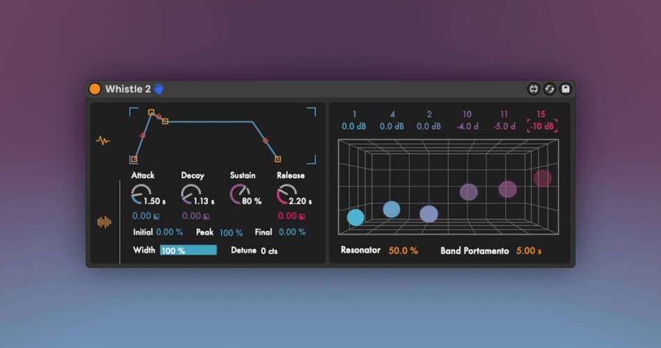 图片[1]-哨声2：Ableton Live的带状波导物理建模合成器-