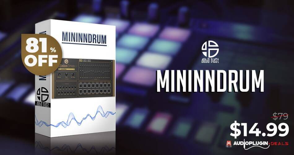 通过Audio Blast在Mininn Drum虚拟乐器上节省81%-
