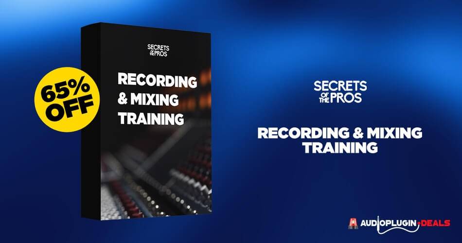 在Pros录音和混音培训的秘密上节省65%-