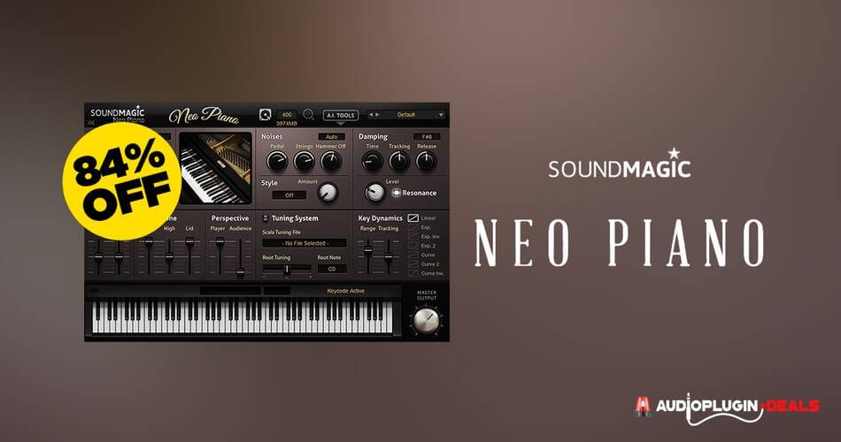 在Sound Magic的8合1 Neo Piano Bundle上节省84%-