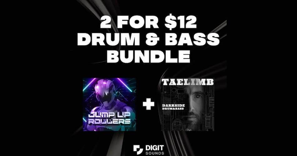 Digit Sounds Drum & Bass Bundle：2包，售价12美元-