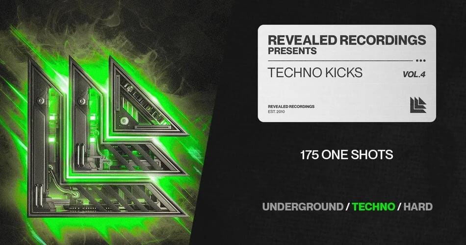 Alonso Sound推出Revealed Techno Kicks Vol. 4 样本包-