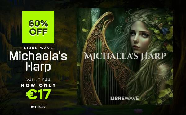 通过Librewave购买Michaela的竖琴虚拟乐器可节省60%-