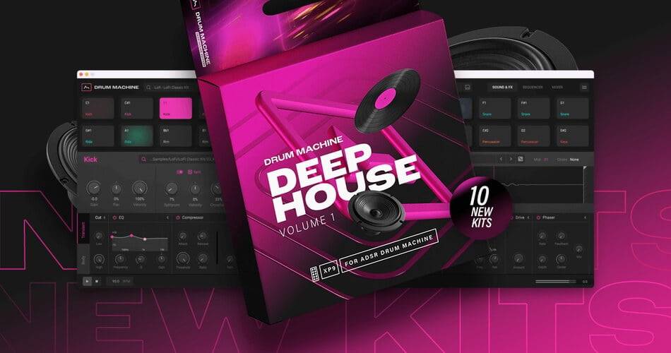 ADSR Sounds为ADSR鼓机发布了Deep House扩展-
