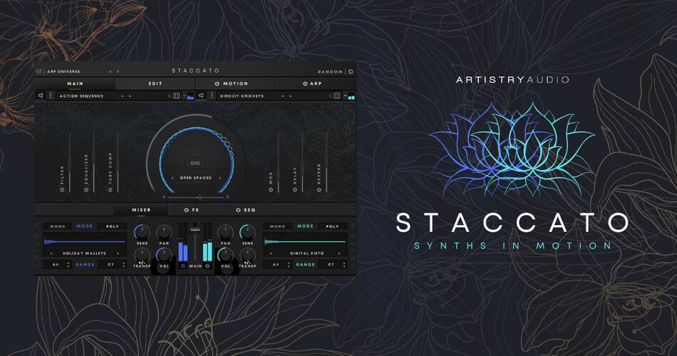 图片[1]-Staccato：Artistry Audio为Kontakt Player设计的动态合成器-