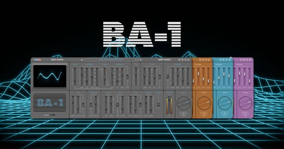 图片[1]-Baby Audio将BA-1合成器插件更新到v1.1-