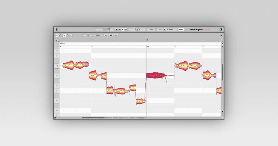 在Celesemony Melodyne 5 Essential pitch和计时编辑器上节省50%-
