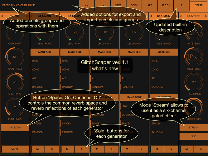 Motion Soundscape将iOS版GlitchScaper应用程序更新到v1.1-