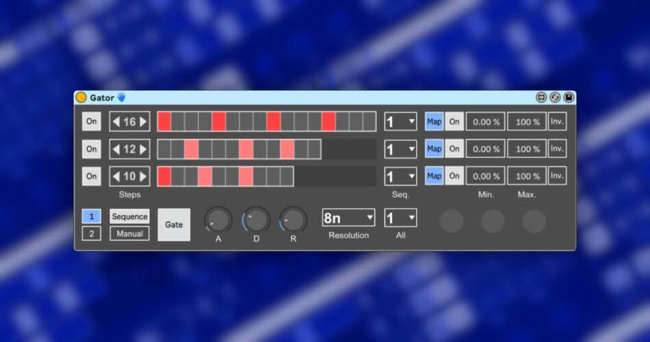 图片[1]-Ableton Live的Gator节奏门音序器-