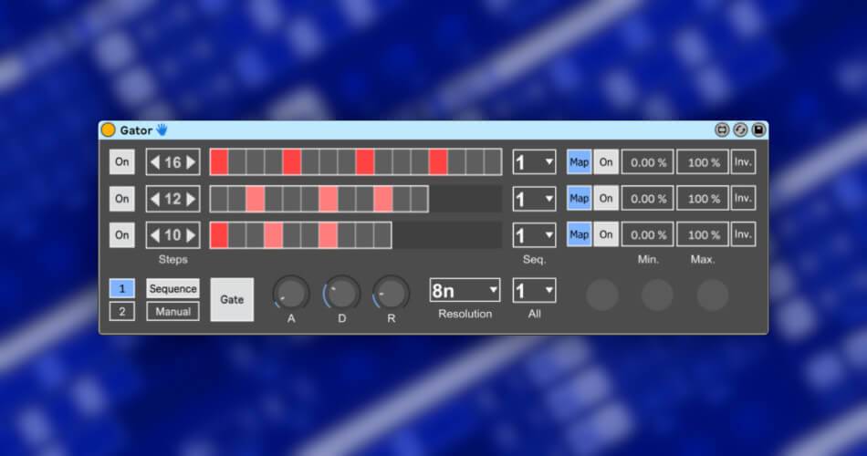 Ableton Live的Gator节奏门音序器-