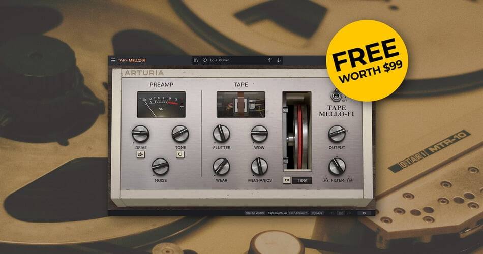 Arturia免费使用Loopcloud订阅的磁带MELLO-FI-