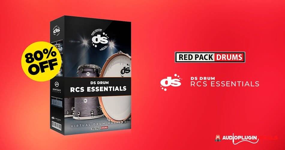在Red Pack Drums的DS Drum RCS Essentials上节省80%-