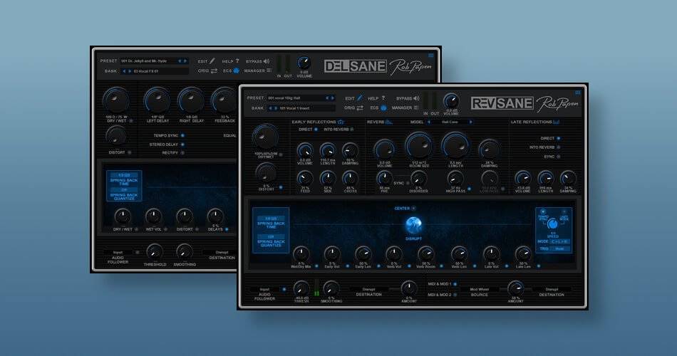 在Rob Papen的RevSane和DelSane插件上节省高达40%-