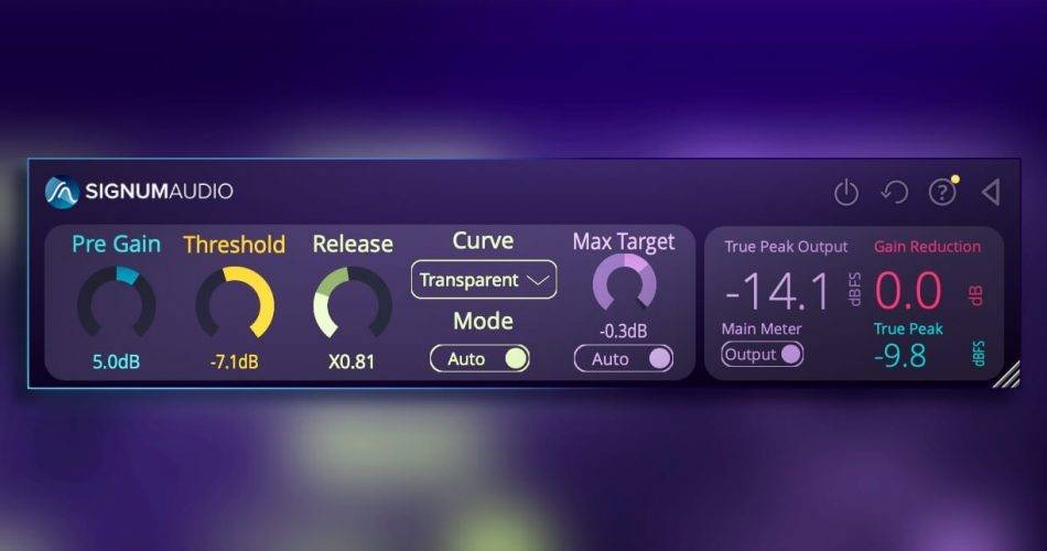Signum Audio的BUTE Limiter 2效果插件以29美元的价格出售-