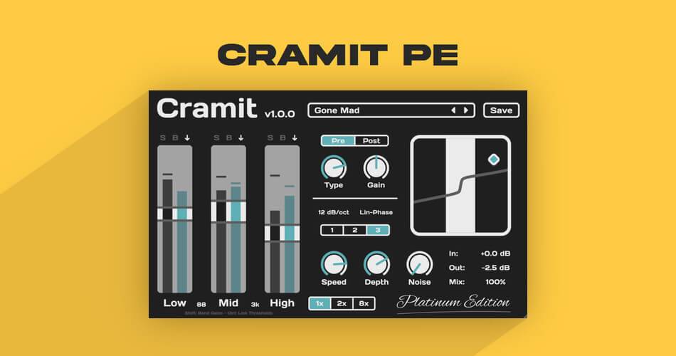 Sixth Sample的CramiT PE OTT压缩机效果插件-