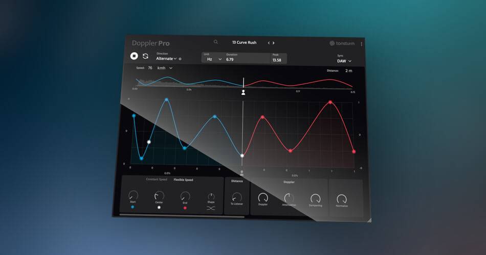 Tonsturm的DopplerPro高级多普勒效果插件-