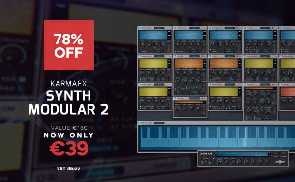 在KarmaFX的Synth Modular 2柔性合成器上节省78%-