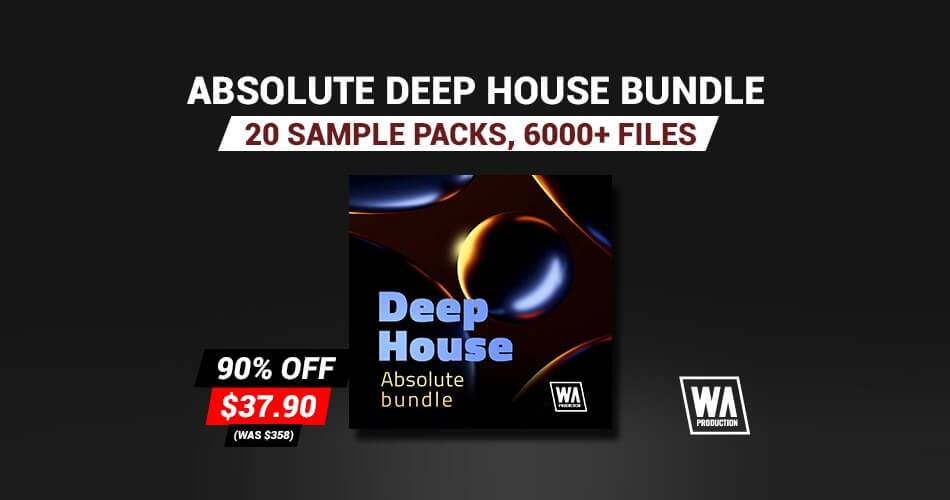 在W.A.的Absolute Deep House Bundle上节省90%。生产-