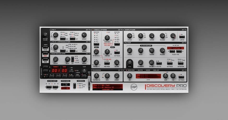 discoDSP将Discovery Pro合成器更新为v7.8-