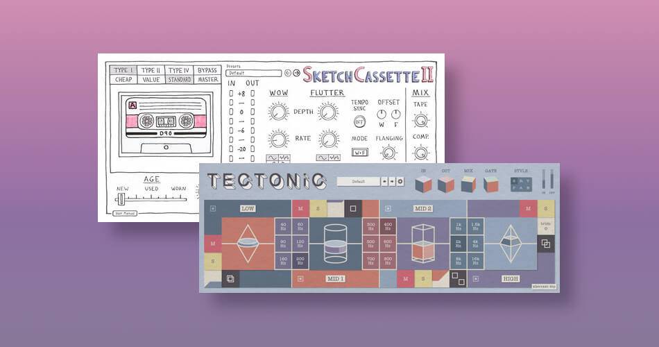 Aberrant DSP的Tectonic & SketchCassette II可节省高达37%-