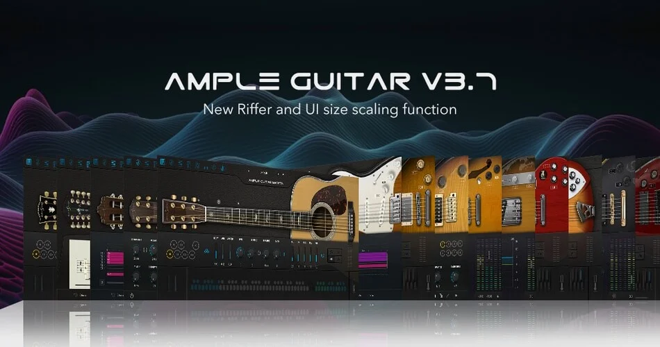 图片[1]-Ample Sound将虚拟吉他更新到v3.7，包括新的Riffer和可扩展的GUI-