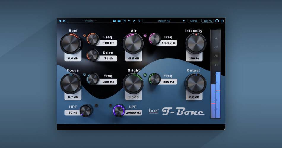 Boz Digital Labs T-Bone 2 tilt EQ插件以19美元的价格出售-