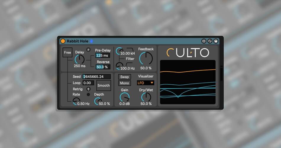 Culto的Ableton Live的兔子洞混沌调制延迟-